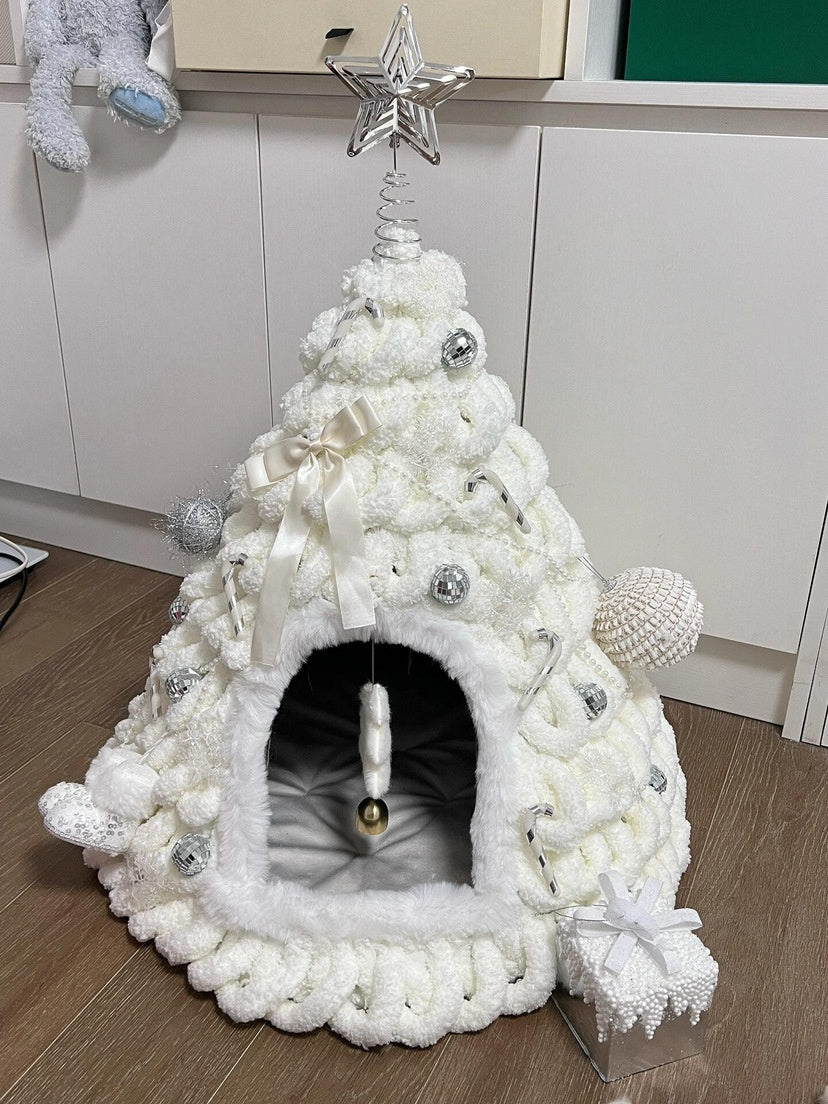Christmas Tree Cat Nest Handmade Diy Material Package Homemade