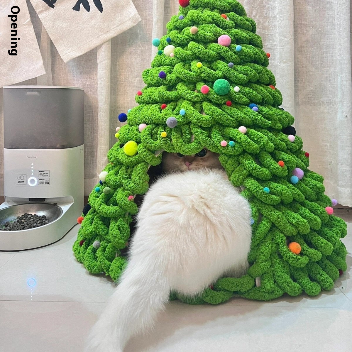 Christmas Tree Cat Nest Handmade Diy Material Package Homemade