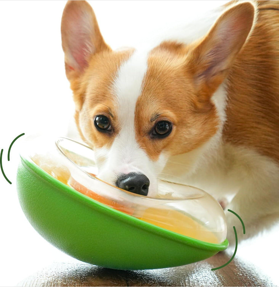 Anti-tumble Avocado Pet Feeding Bowl