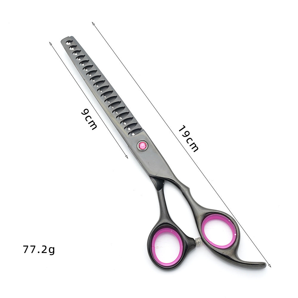 Stylish And Portable Pet Beauty Scissors Knife Set