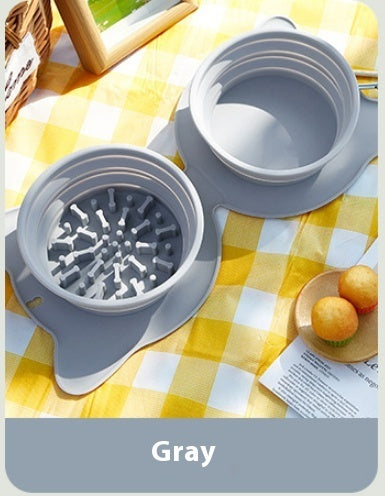 Folding Bowl For Pet Outdoor Portable Dog Feeder Cat